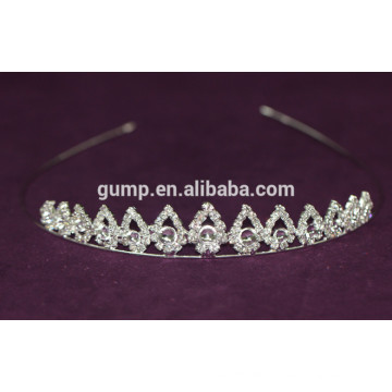 Qualitäts-Verkaufs-heiße Verkaufs-koreanische Art- und Weisekristall-Tiara-Krone